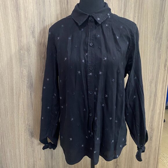 RAILS Robyn Embroidered Stars Button Down Top - Picture 6 of 11